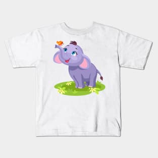 Cute baby elephant Kids T-Shirt